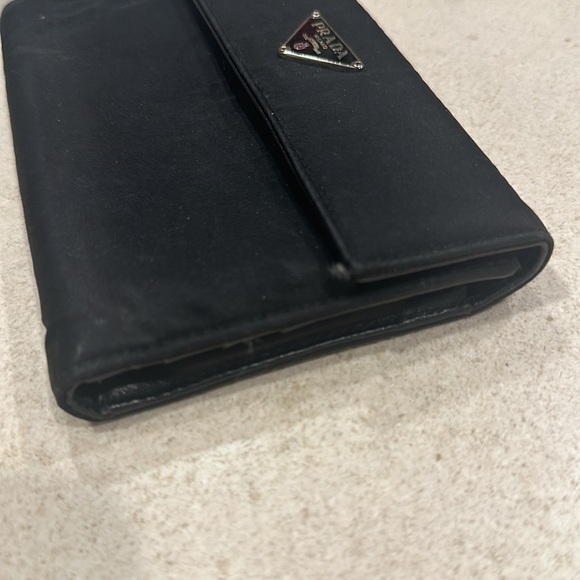 PRADA Black Nylon Wallet 4x6” - Picture 6 of 12